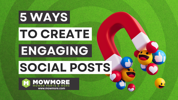 % 5 ways to create engaging social posts for your  landscaping business