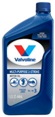 2-Stroke Valvoline Multi-Purpose Engine Oil, 1 qt |822384