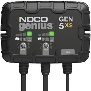 NOCO Genius GEN5X2 Boost Jump Starter, Maintainer, Battery Charger | NGEN5, NGEN5 | MowMore