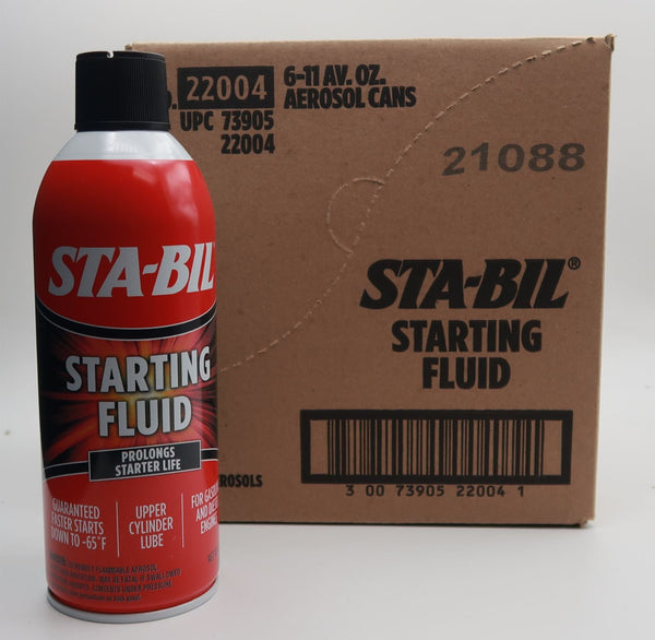 Case of 6 STA - BIL® Starting Fluid 11 oz. Can | G22004CASE, G22004CASE | MowMore