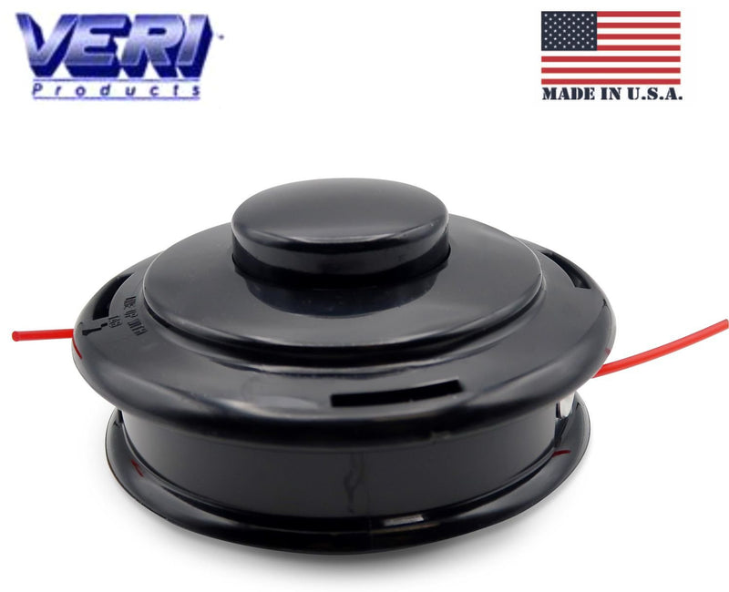 HEV Inc Veri Pro Bump & Feed Trimmer Head Fits most straight shafts | VP35 - 5 - VP35 - 5 - Mow More