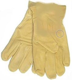 Mow More Leather Work Gloves, long lasting top grain pigskin - Large | GL345 - GL345 - Mow More