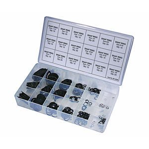 Snap Ring Assortment, 300 pieces | 7, 7 | MowMore