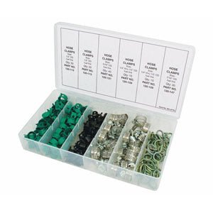 Rotary 120 Piece Hose Clamp Assortment | 7204 - 7204 - Mow More