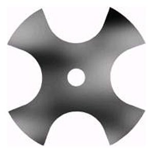 Rotary 8" 4 - Point Star Edger Blade with 1" center hole | EBS276 - EBS276 - Mow More