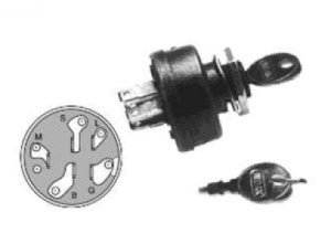 Rotary Ignition Switch replaces Scag 48017, Snapper 27698, Toro 23 - 0660 and more | 2922 - 2922 - Mow More