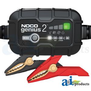 NOCO Genius2 Smart Battery Charger, Maintainer, Desulfator, Trickle Charger | NG2, NG2 | MowMore