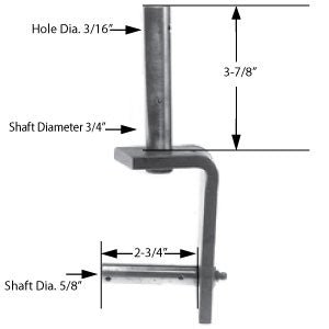 Rotary Replaces 6" Caster Yoke for Bobcat, Bunton, John Deere, Kees, Lesco, Snapper | CYS2243 - CYS2243 - Mow More