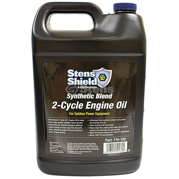 Stens Case of 4 Synthetic Blend 2 - Cycle Engine Oil 1 Gallon Bottles | S770102 - S770102 - Mow More