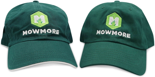 Thread Branders Green Hat with MowMore logo | MMHat - MMHat - Mow More