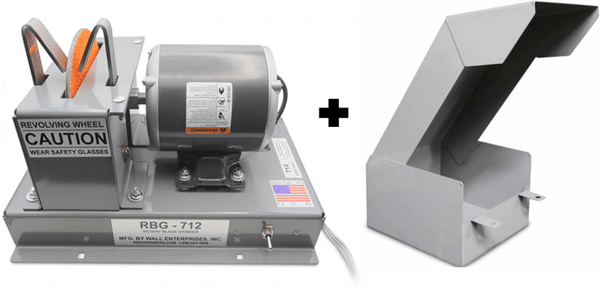 RBG 712 Blade Grinder Sharpener plus RBG940 Grit Collector | RBG712GC, RBG712GC | MowMore